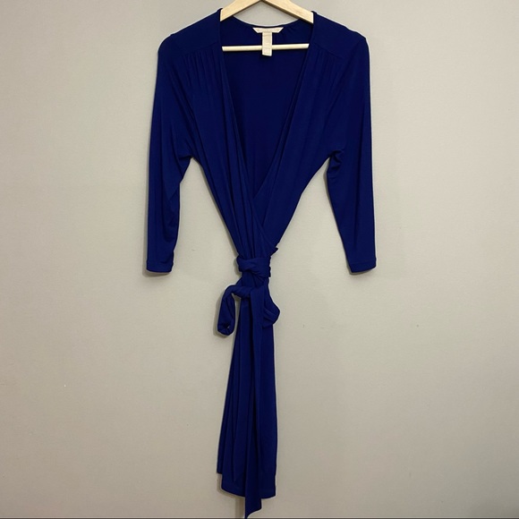 Banana Republic Gemma Wrap Dress - Picture 2 of 15